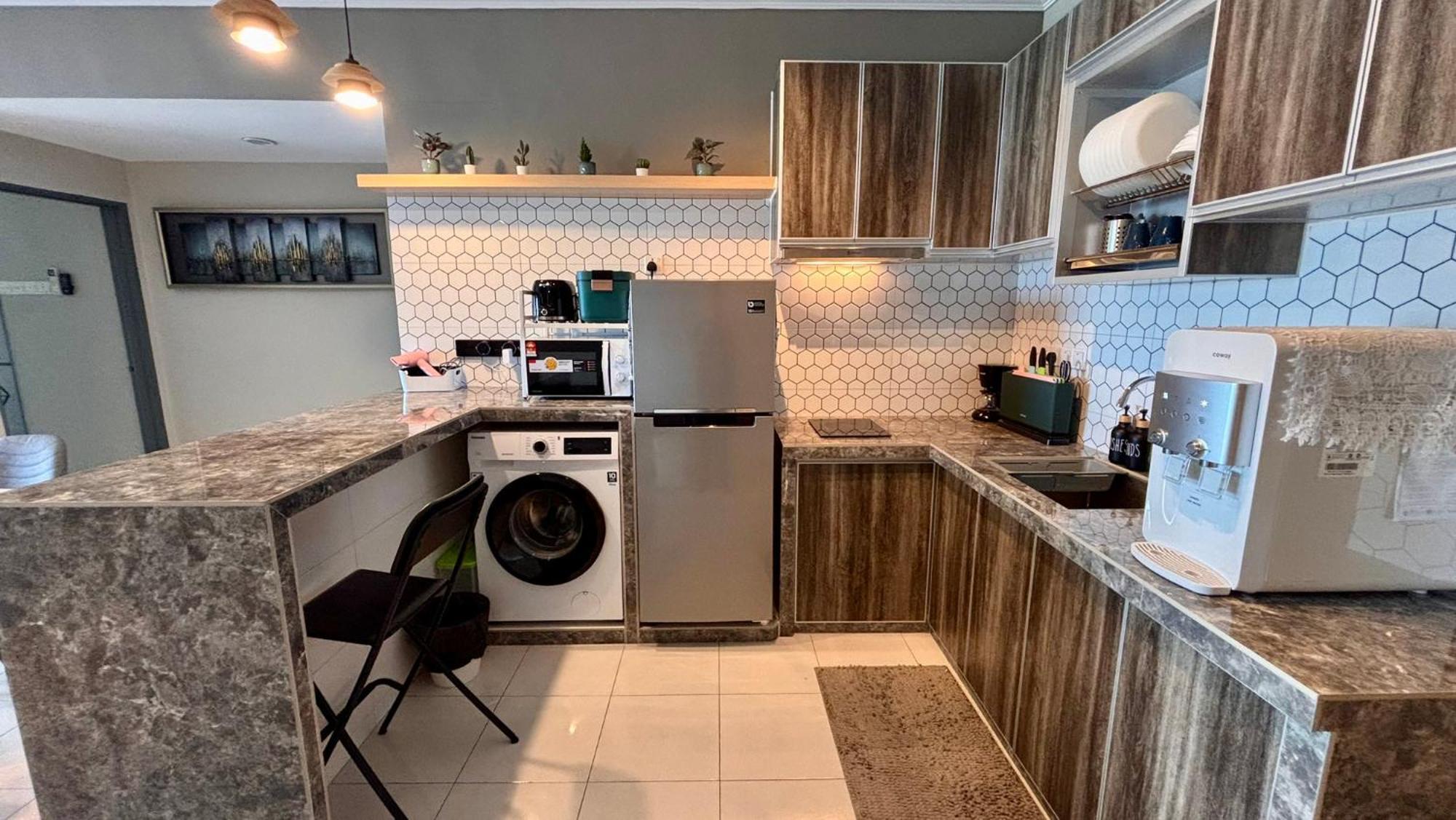 Cozy Modern Spacious 8Pax S Pice Penang Apartman Bayan Lepas Kültér fotó